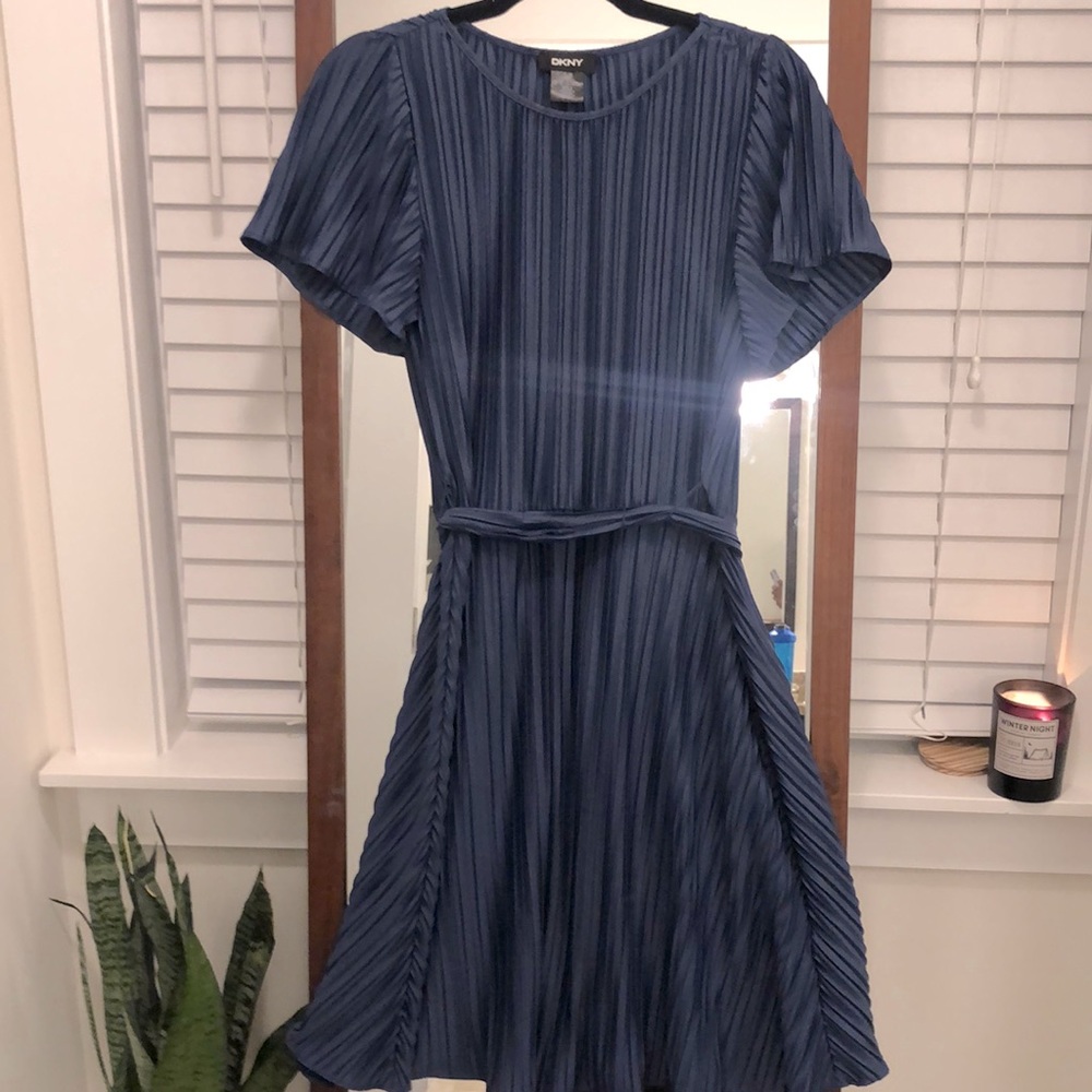 DKNY Pleated Dress